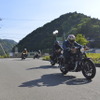 新型ロードスターで、ブルースカイヘブン前夜祭へ。