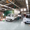 ガラージュモリ 本社工場の内部