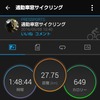 自転車で走った記録をスマホで見る。地図は拡大表示できる