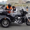トライクを試乗しにきた中島さん。