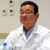 グループインタビューに答えるホンダの八郷隆弘社長