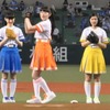 プロ野球交流戦スタート！ライオンズ×ベイスターズでエビ中が「始9式」柏木ひなたさん