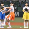 プロ野球交流戦スタート！ライオンズ×ベイスターズでエビ中が「始9式」柏木ひなたさん