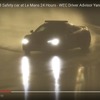 大雨のルマンで豪快なドリフトを披露するアウディR8のセーフティカー