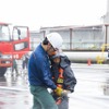 放水体験（麻里布製油所）