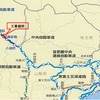 今回の工事区間の位置図