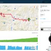 十国峠の走行データをGarmin Connectで見る。上りのキツさに対する速度変化も一目瞭然