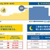 「昼はもちろん夜に差がでる電気（名称＝ホームプラン）」を設定