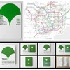 「都営交通105周年記念一日乗車券」のイメージ。路線図も付く。