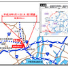 今回開通区間の位置図・状況
