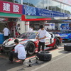 予選前日のスポーツランドSUGO。