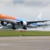 KLM特別塗装機、リオデジャネイロへ出発