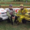 【ホンダF1ストーキング】芝刈り機の熱いバトルにパニスとトゥルーリが!!