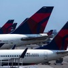 ニューヨークJFK空港のデルタ航空