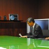 早期のホームドア設置を石井国交相に求める全盲連竹下会長ら（16日・霞が関）