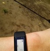 記録をその場でチェック。時間のあるときにスマホアプリに同期させておこう