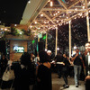 9月22日にオープンする Shake Shack 東京国際フォーラム店（写真は21日の前夜祭）