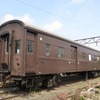 日本ナショナルトラスト保有の客車3両は引き続き大井川鐵道のSL列車『かわね路号』に連結して使用される。写真はオハニ36 7。