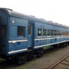 日本ナショナルトラスト保有の客車3両は引き続き大井川鐵道のSL列車『かわね路号』に連結して使用される。写真はスハフ43 3。