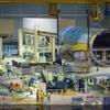 エアバスA330neo初号機の最終組立工場の様子