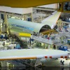 エアバスA330neo初号機の最終組立工場の様子