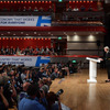 英保守党党大会に登壇したメイ首相（10月2日、バーミンガム）　(c) Getty Images