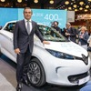 パリモーターショーでのゴーンCEO