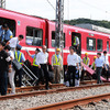 鉄道事故復旧訓練（京急ファインテック久里浜事業所、10月4日）