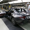マツダ MX-5 RF（ロードスターRF）の量産第一号車（欧州仕様車）