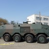 NBC偵察車は8輪だが、軽量戦闘車両システムの試験車両は6輪。