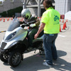 【東京モーターサイクルショー07】試乗会で一番人気はピアジオ