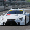 8月の鈴鹿1000kmの際にお披露目された、レクサスの17年型GT500マシン「LC500」。