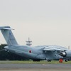 離陸時のエンジン音は既存のC-1よりも静かだ。