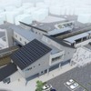 新しい稲枝駅のイメージ。12月11日から橋上駅舎と自由通路の使用が始まる。
