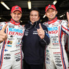平手（右）がGT500のポールを奪取。決勝ではコバライネン（左）とともに優勝を、そして王座獲得を目指す。