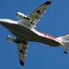 消化しなくてはならない飛行試験を航空祭当日に実施することで展示飛行の代わりとしている。