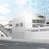 新しい天王寺駅前停留場のイメージ。エレベーターも整備される。