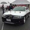 AOG湘南里帰りミーティング2016。神奈川県警が所有するスカイラインGT-Rのパトカー。オーテックバージョンの40thアニバーサリーがベースだ。