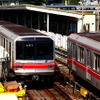 丸ノ内線では2018年度から無料Wi-Fiが導入されるが、導入車両は新型車両になる。写真は現在の車両（02系）。