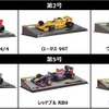 創刊号から6号までの1/43スケールダイキャストモデル