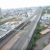 10月時点の新駅設置現場