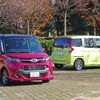 トヨタ タンク（左）と ルーミー（右）はダイハツ トール のOEM車