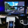 オートサロン会場で数少ない近未来が体験できるコーナーとなったパイオニアの「自動運転支援技術シミュレーター」