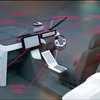 シミュレーターのシステム構成図。シートにはボディソニックの技術が使われ、道路状況が伝えられた(写真はCES2017で公開されたもの)