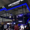 シミュレーター以外にもデモカーを中心とした展示を展開したパイオニアのブース