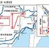 中部横断自動車道の位置図