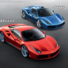 フェラーリ 488GTBと488スパイダー