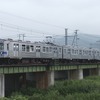 3両編成だった頃の第7111＋7316＋7212編成。現在は中間の7316号を抜いた2両で運用されているが、この2両も2月25日限りで引退する。