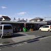 栗橋駅の東側には小さな市場もある
