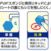 洗濯発想の繊維用シミ取りキット